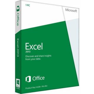 Microsoft Excel 2013 32/64 Bit English (Windows) (Digital Code)