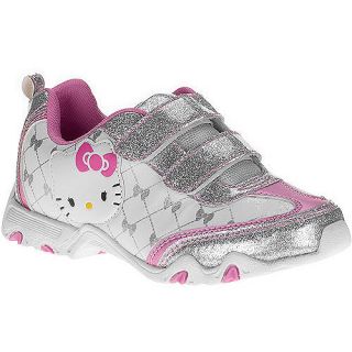 Hello Kitty Girls' Dream Sparkles Fastener Sneakers