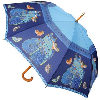 Leighton Francesca Heart Print Compact Umbrella   16145603