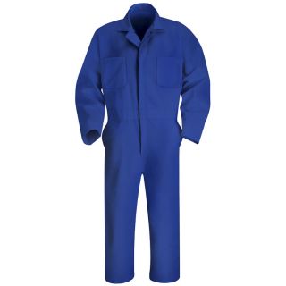 Red Kap 44 Mens Electric Blue Long Sleeve Coveralls