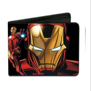Buckle Down Mens Marvel Iron Man Billfold Wallet, Iron Man
