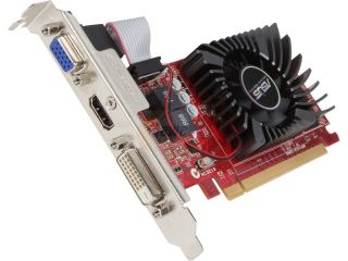 Open Box: ASUS Radeon R7 240 DirectX 11.2 R7240 2GD3 L 2GB 128 Bit DDR3 PCI Express 3.0 HDCP Ready Low Profile Video Card