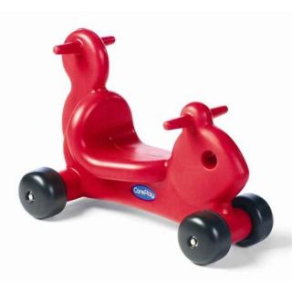 Kids Squirrel Ride On in Red Plastic with Molded Handles (Purple)