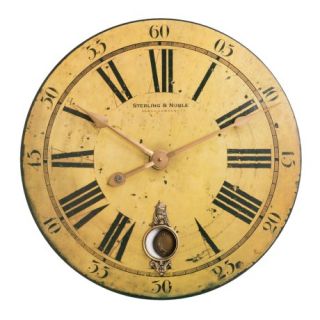 Sterling & Noble 29” Frameless Pendulum Wall Clock 6151C 44