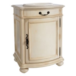 ESTATE by RSI 25 Antiqued White Vintage Bath Vanity with Top