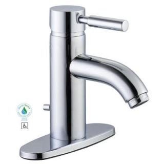 Glacier Bay Euro 4 in. Centerset Single Handle Bathroom Faucet in Chrome 67269 7001