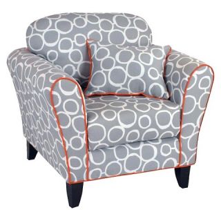 Totally Tween Chair   Gray/Orange