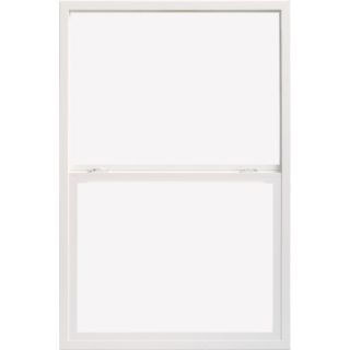 ThermaStar by Pella 10 Series Vinyl Double Pane Annealed New Construction Single Hung Window (Rough Opening: 28 in x 54 in; Actual: 27.5 in x 53.5 in)