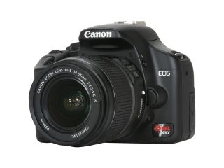 Canon EOS Rebel XSi 12.20 MP Digital SLR Camera w/EF S 18 55mm f/3.5 5.6 IS Lens Black