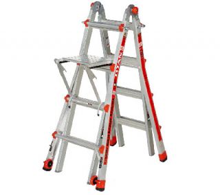 Little Giant 24 in 1 17 Ladder with Work Platform and Wheels   V33130 —