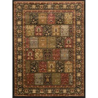 Home Dynamix Royalty Black Rectangular Indoor Woven Throw Rug (Common: 4 x 6; Actual: 43 in W x 62 in L)