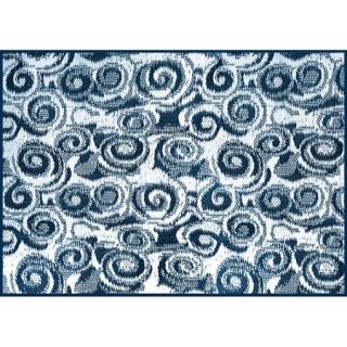 Camco Outdoor Mat, 8' x 16', Blue Swirl
