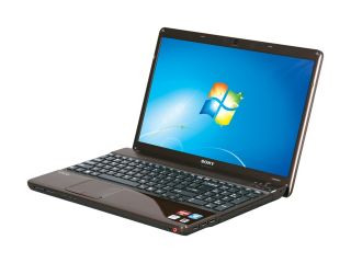 SONY Laptop VAIO E Series VPCEE23FX/T AMD Athlon II Dual Core P320 (2.10 GHz) 4 GB Memory 320 GB HDD ATI Radeon HD 4250 15.5" Windows 7 Home Premium 64 bit
