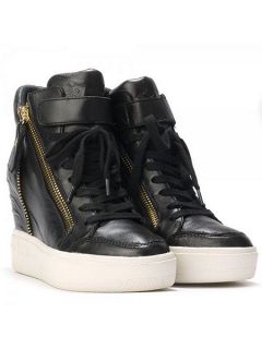 Ash Alfa zip detail wedge trainers