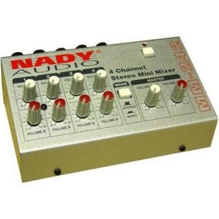 Nady MM 242 Stereo Mini Mixer Perp Four Channel