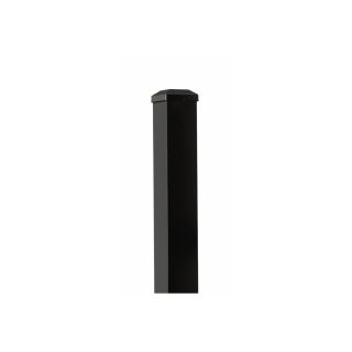 Gilpin Black Aluminum Decorative Fence Blank Post (Common: 2 in x 2 in x 4 ft; Actual: 2 in x 2 in x 5.83 ft)