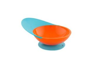 Boon Catch Bowl with Spill Catcher   Blue Raspberry and Tangerine