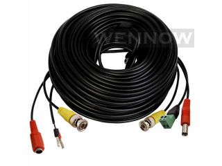 WennoW 100Ft PTZ Power Video & RS 485 Control Cable for Q see Zmodo Swann PTZ Cameras