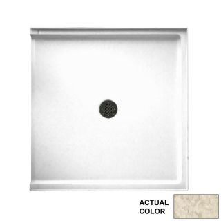 Swanstone Mountain Haze Solid Surface Shower Base (Common: 38 in W x 37 in L; Actual: 38.375 in W x 37.1875 in L)