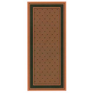 Style Selections Nance Carpet Green Rectangular Indoor/Outdoor Woven Runner (Common: 2 x 8; Actual: 27 in W x 96 in L)