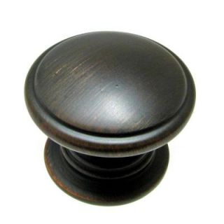Richelieu Hardware 1 1/4 in. Oil Rubbed Bronze Traditional Round Knob BP80980BORB