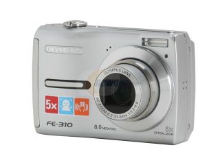 OLYMPUS FE 310 Silver 8.0 MP 5X Optical Zoom Digital Camera
