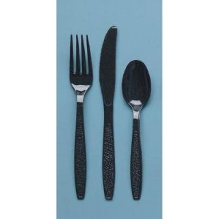 SOLO Extra Heavyweight Polystyrene Forks, Black, 1000 Per Case SCC GDR5FK