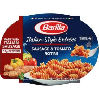Barilla Italian Entrees Sausage & Tomato Rotini Pasta, 9 oz