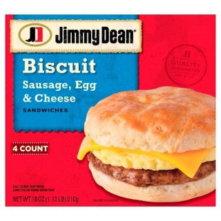 Sausage, Egg and Cheese Biscuit Sandwiches 4 ct