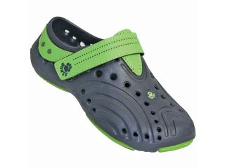 DAWGS Boy's Premium Spirit Shoes NAVY WITH LIME GREEN 12 M US