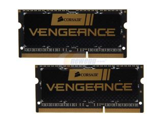 CORSAIR Vengeance 8GB (2 x 4GB) 204 Pin DDR3 SO DIMM DDR3 1866 Laptop Memory Model CMSX8GX3M2A1866C10