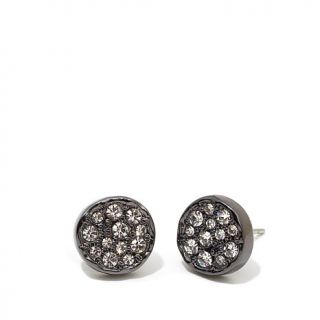 InStyle Jewelry "Pavé Pops" Crystal Freeform Stud Earrings   7929859