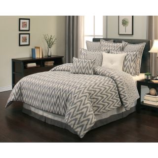Sherry Kline Rockwell Reversible 8 piece Comforter Set  