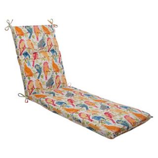 Outdoor Chaise Lounge Cushion   Birds