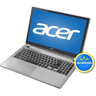 Acer Refurbished Cold Steel 15.6" V5 572P 6454 Laptop PC with Intel Core i5 3337U Processor, 8GB Memory, 500GB Hard Drive and Windows 8