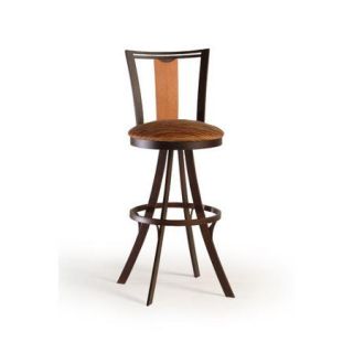 Createch Zep 30'' Swivel Bar Stool with Cushion