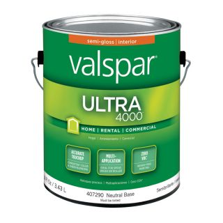 Valspar Ultra 4000 Neutral Base Semi Gloss Latex Interior Paint (Actual Net Contents: 116 fl oz)