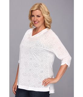 Columbia Plus Size See Through You Burnout Hoodie