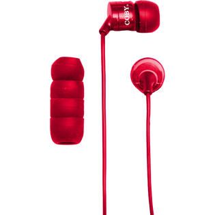 Coby Simply Sound Earbuds with Built In Mic CVE 112 RED Red   TVs
