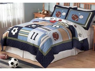 All State Full/Queen Quilt with 2 Shams