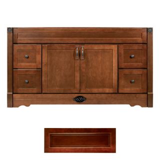 Architectural Bath Remington Burgundy Transitional Bathroom Vanity (Common: 60 in x 21 in; Actual: 60 in x 21 in)