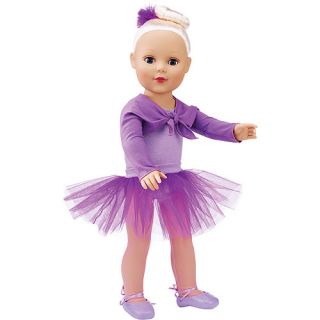 My Life As Purple Ballerina 18" Doll, Blonde