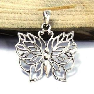 Pretty Wild Butterfly Detailed .925 Silver Pendants (Thailand)