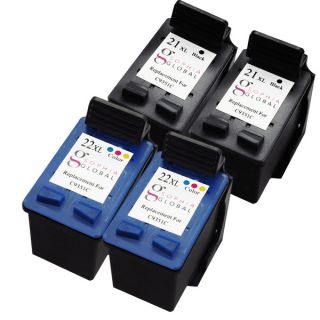 Sophia Global Remanufactured Ink Cartridge Replacement for HP 21XL 22