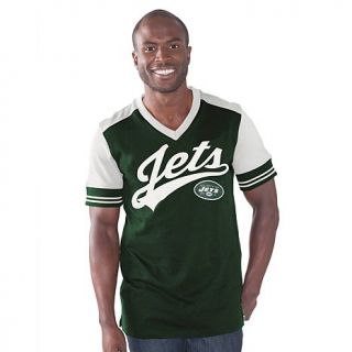 Officially Licensed NFL Core Collection Ace Plaited Knit Jersey   Jets   7756918