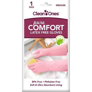 Clean Ones Pure Comfort Latex Free Gloves, Medium, 1 pr