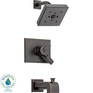 Delta Vero 1 Handle H2Okinetic Tub and Shower Faucet Trim Kit in Venetian Bronze (Valve Not Included) T17453 RBH2O