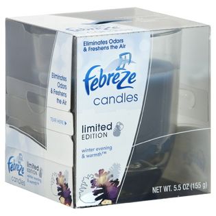 Febreze  Candles, Winter Evening & Warmth, 5.5 oz (155 g)