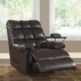 Dorel Asia  Padded Massage Recliner – Brown