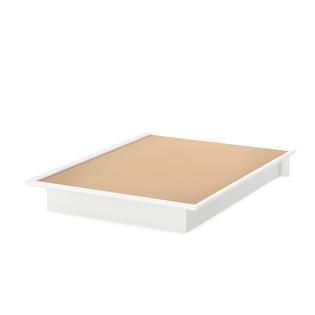 White Queen Platform Bed: Super Sleek Style from 